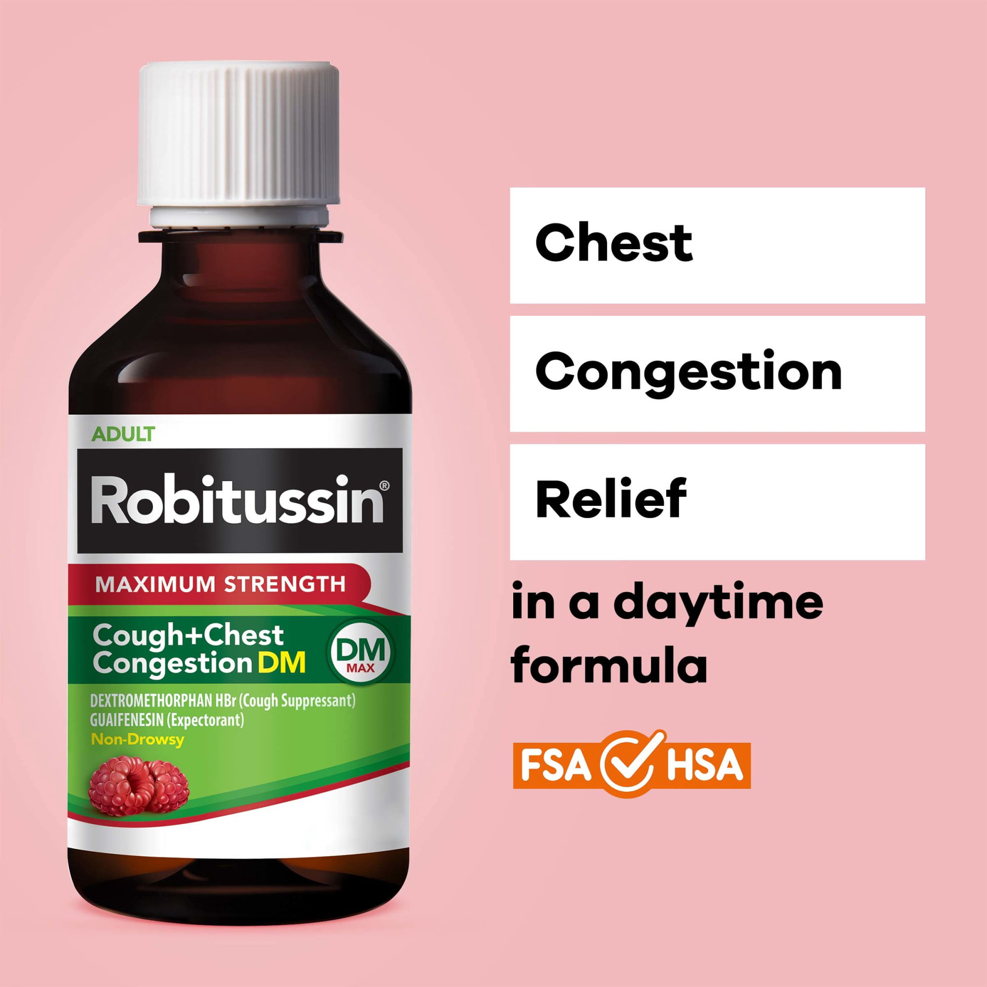 Robitussin Max Strength Cough And Congestion Dm Non Drowsy Liquid