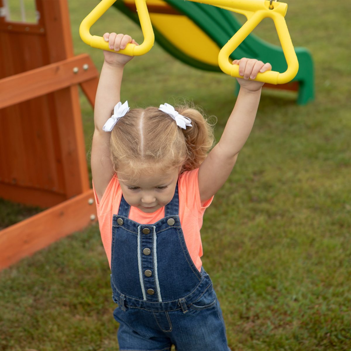 Backyard Discovery Oakmont Cedar Wooden Swing Set The Market Depot