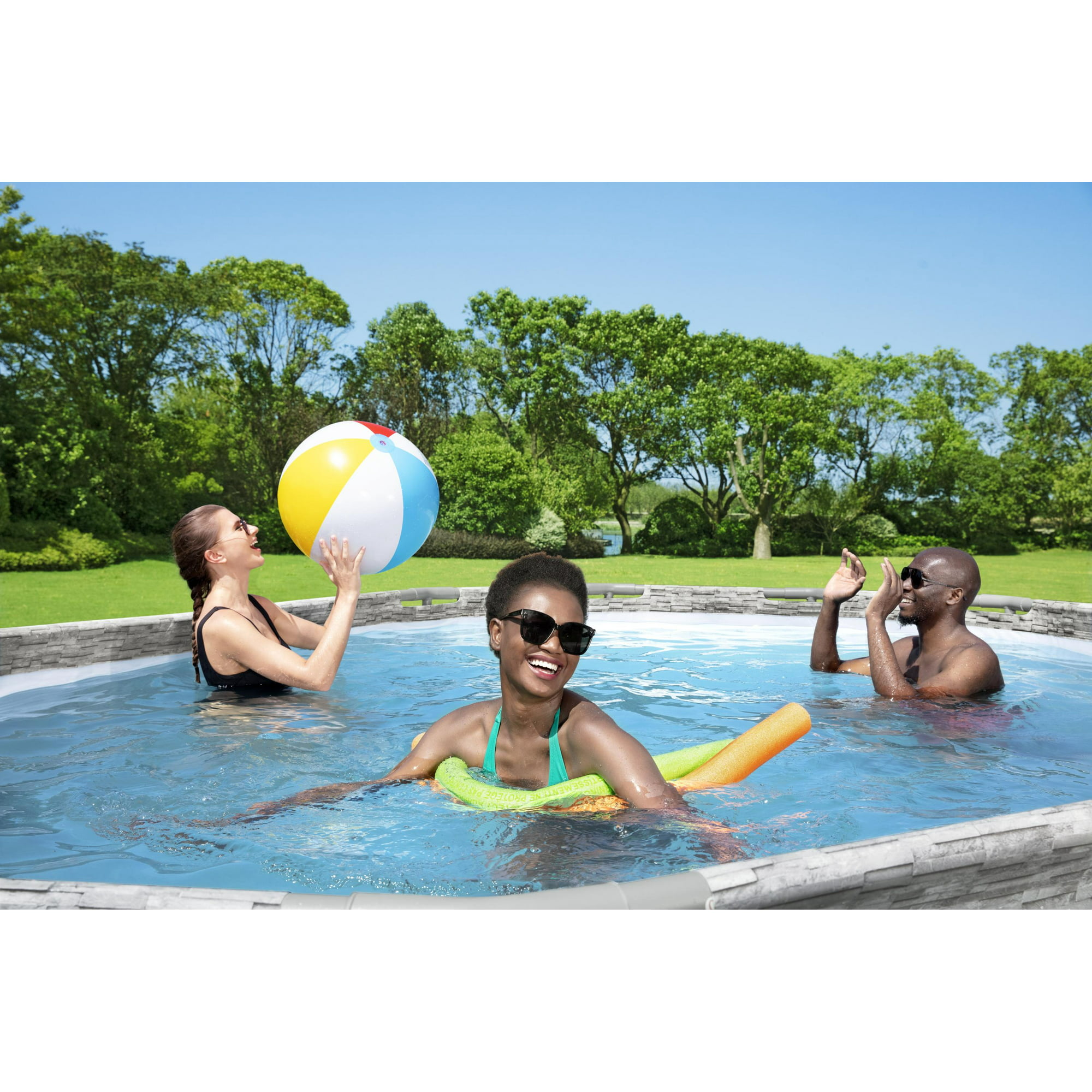 Coleman Power Steel Frame X X Oval Pool Set The Market Depot