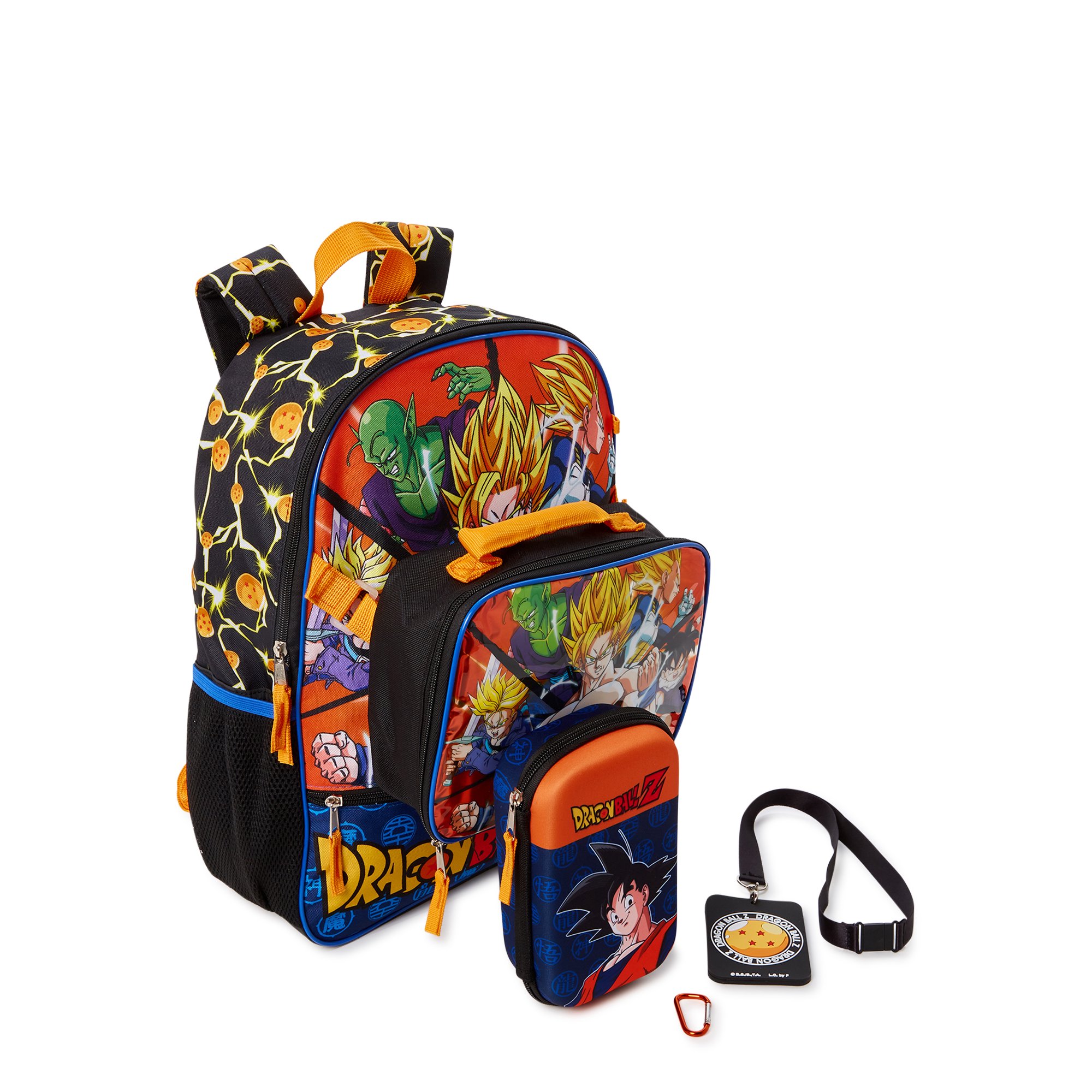 Dragon Ball Z kids Backpack Set 4-Piece School Supplies Combo