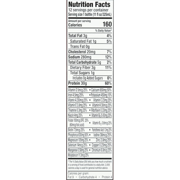 Equate Max Protein Shakes Nutrition Drink 25 Vitamins And Minerals 30g Protein Chocolate 11 4731