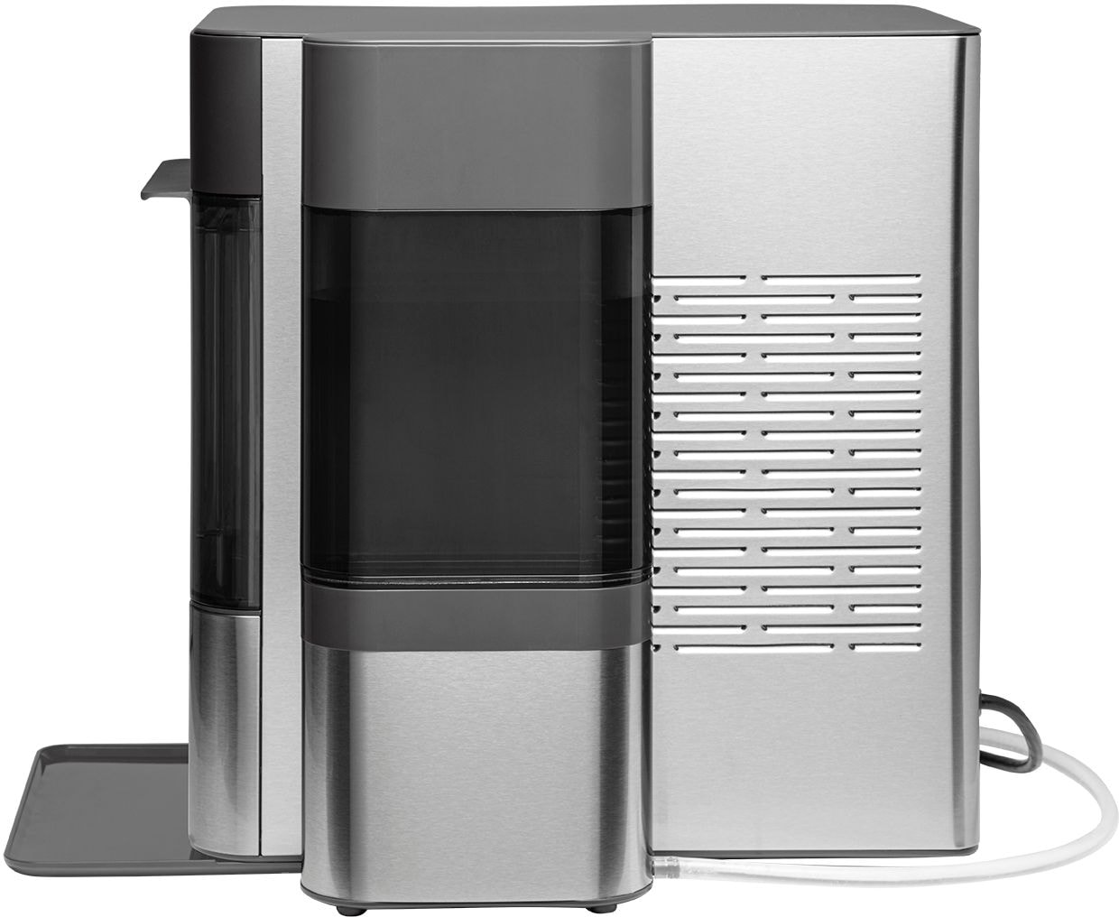 Insignia™ - 26 Lb. Portable Icemaker with Auto Shut-Off - Silver