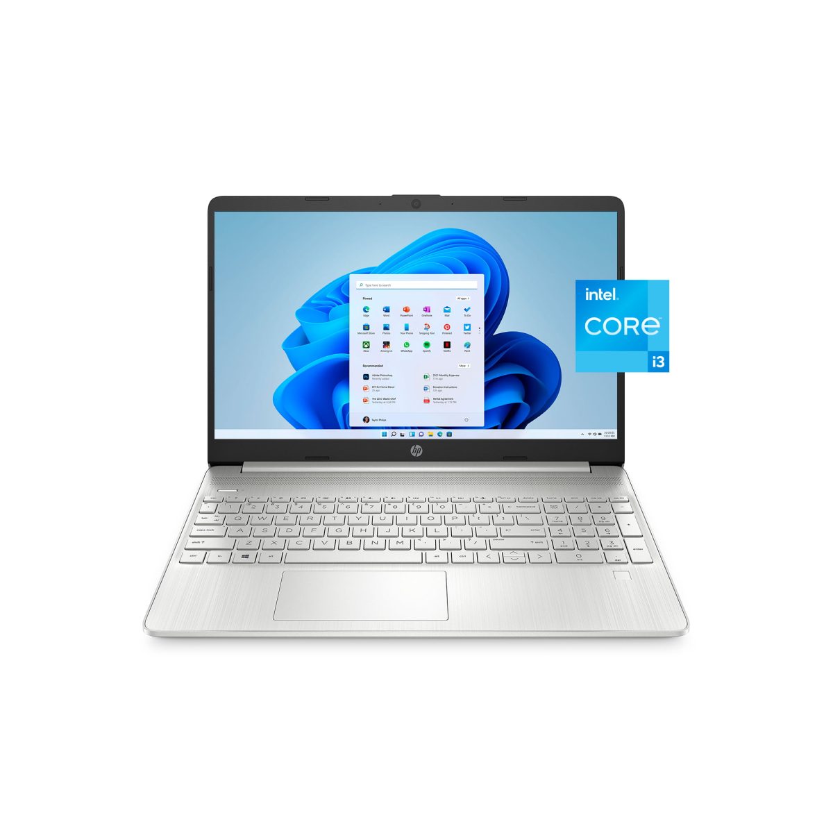 Hp 156 Fhd Intel Core I3 1115g4 8gb Ram 256gb Ssd Silver Windows 10 15 Dy2131wm The 0023