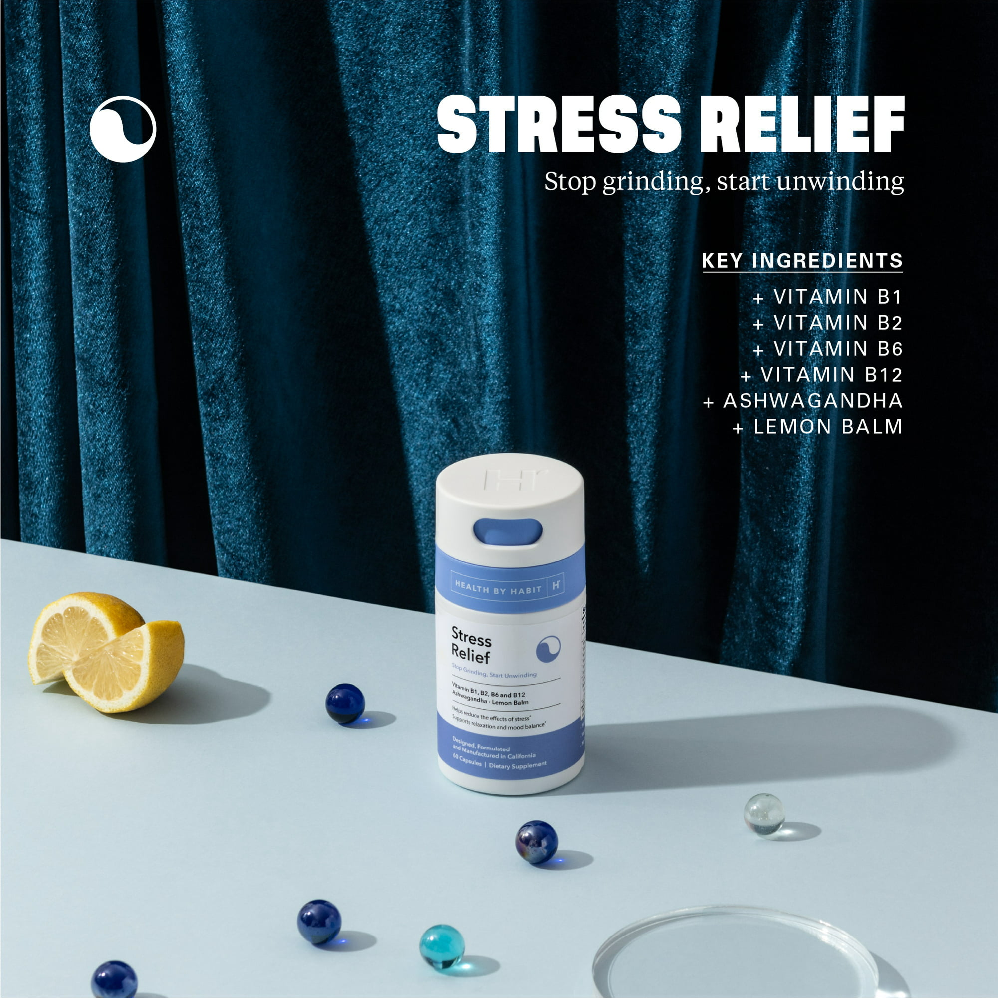 Health By Habit Stress Relief Supplement