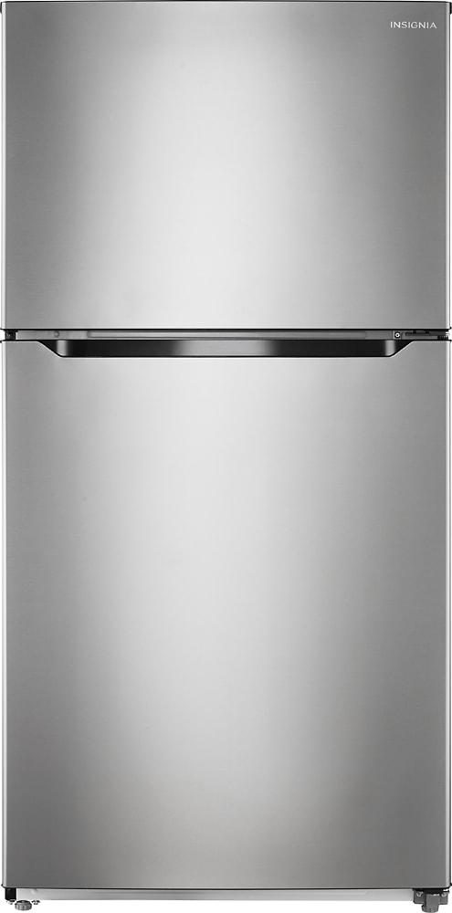 Insignia™ – 21 Cu. Ft. Top-Freezer Refrigerator – Stainless steel – The ...