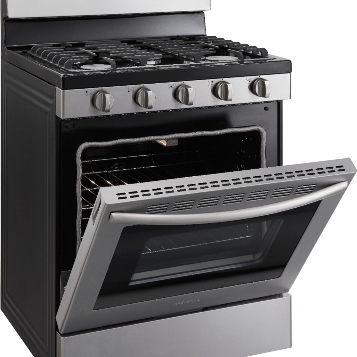 Insignia™ 4.8 Cu. Ft. Freestanding Gas Convection Range with Steam