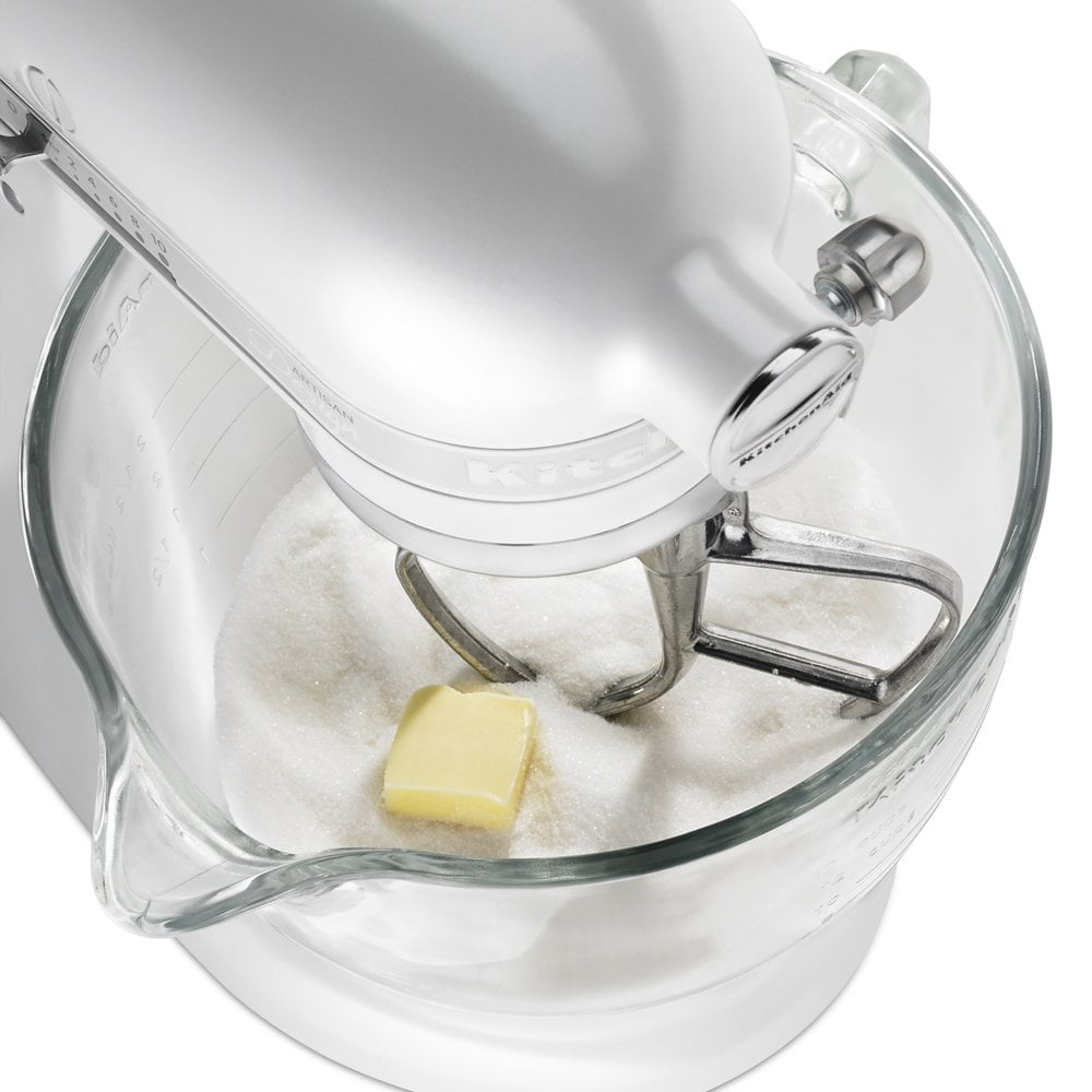 KitchenAid 5-qt Tilt Head Frosted Glass Bowl 