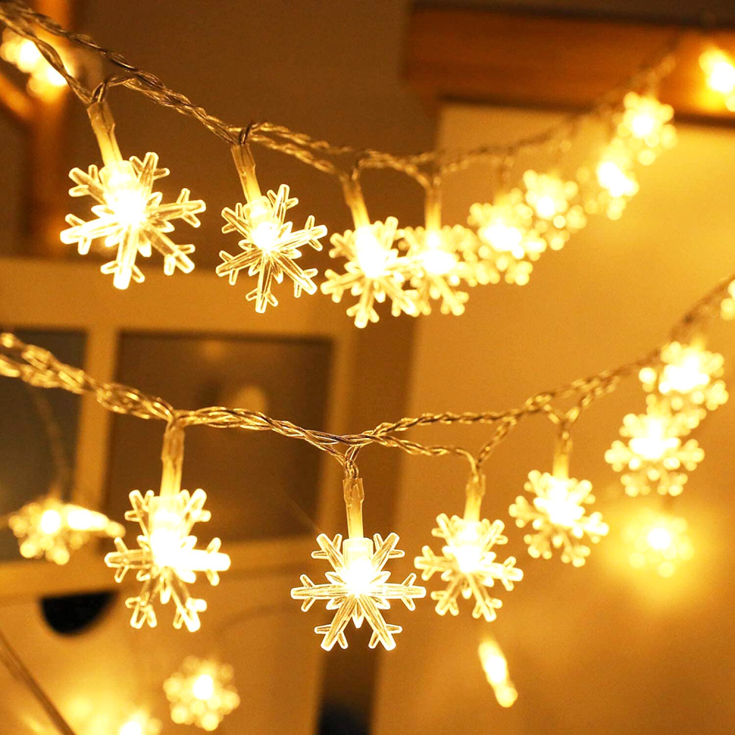 Snowflake twinkle deals lights