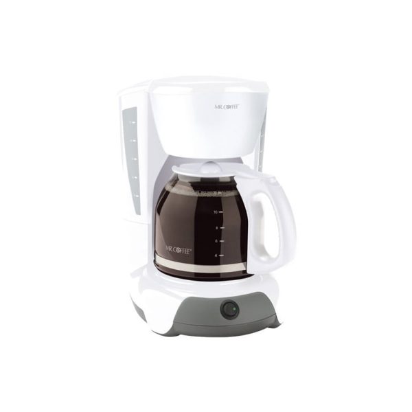 Mr. Coffee 4-Cup Coffee Maker Automatic Shut-Off Pause 'n Serve Feature,  White – The Market Depot