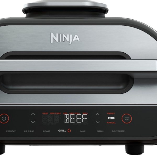 Ninja Foodi Smart XL 6-in-1 Indoor Grill with 4-qt Air Fryer, Roast, Bake,  Broil, & Dehydrate