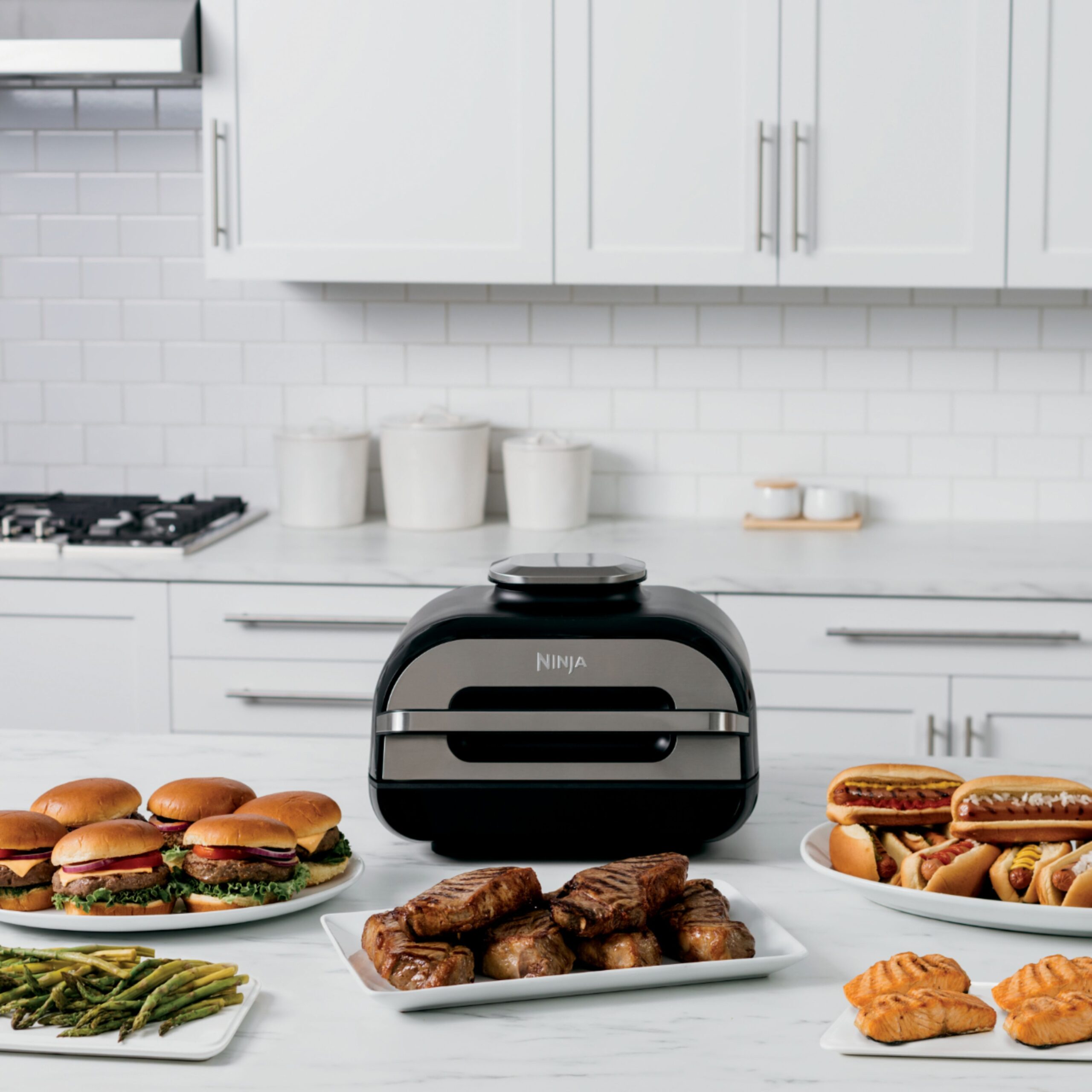 Ninja Foodi Smart 5-in-1 Indoor Grill, 4qt Air Fryer