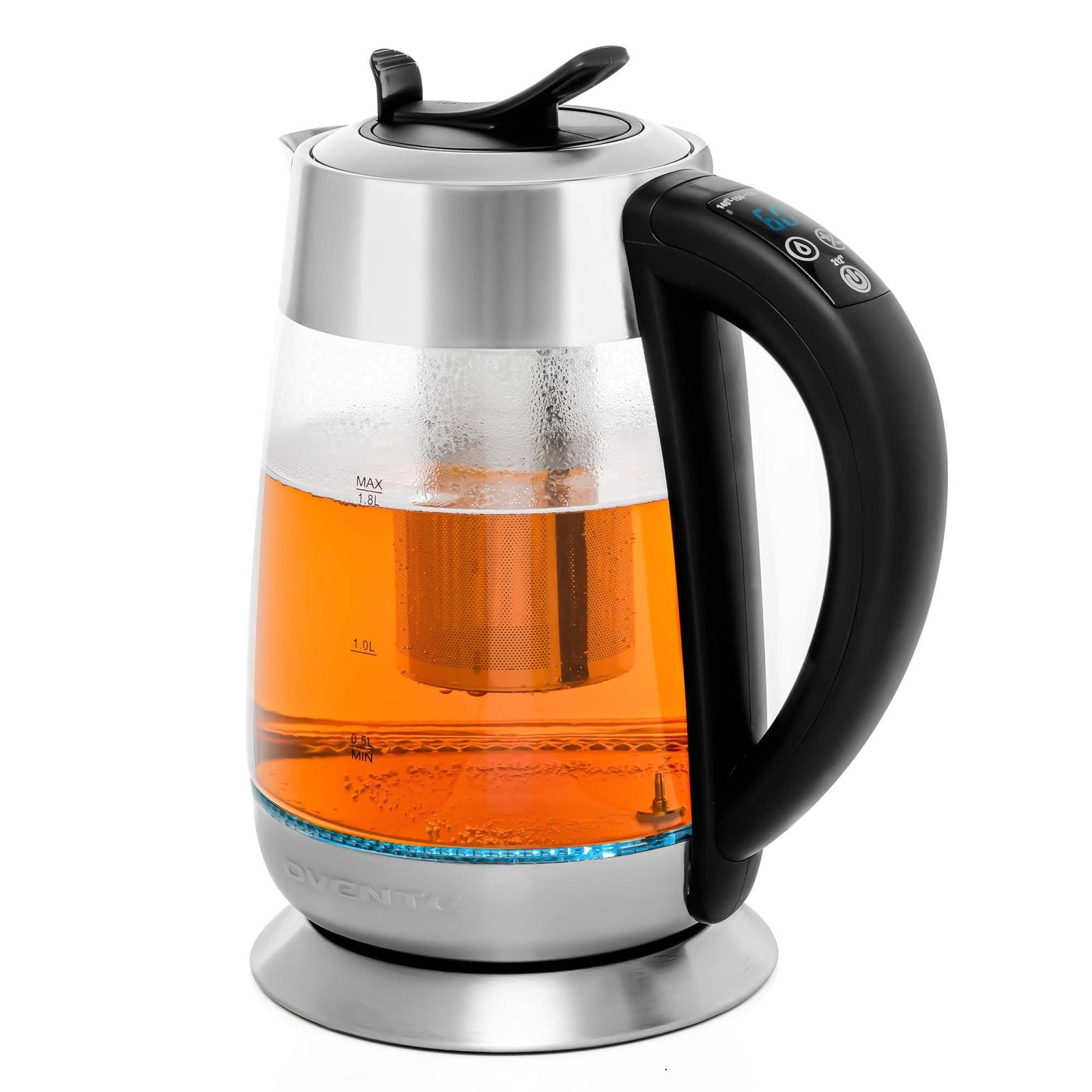 Glass Electric Kettle Boiling Water 1.8L 1500W Tea Infuser Keep