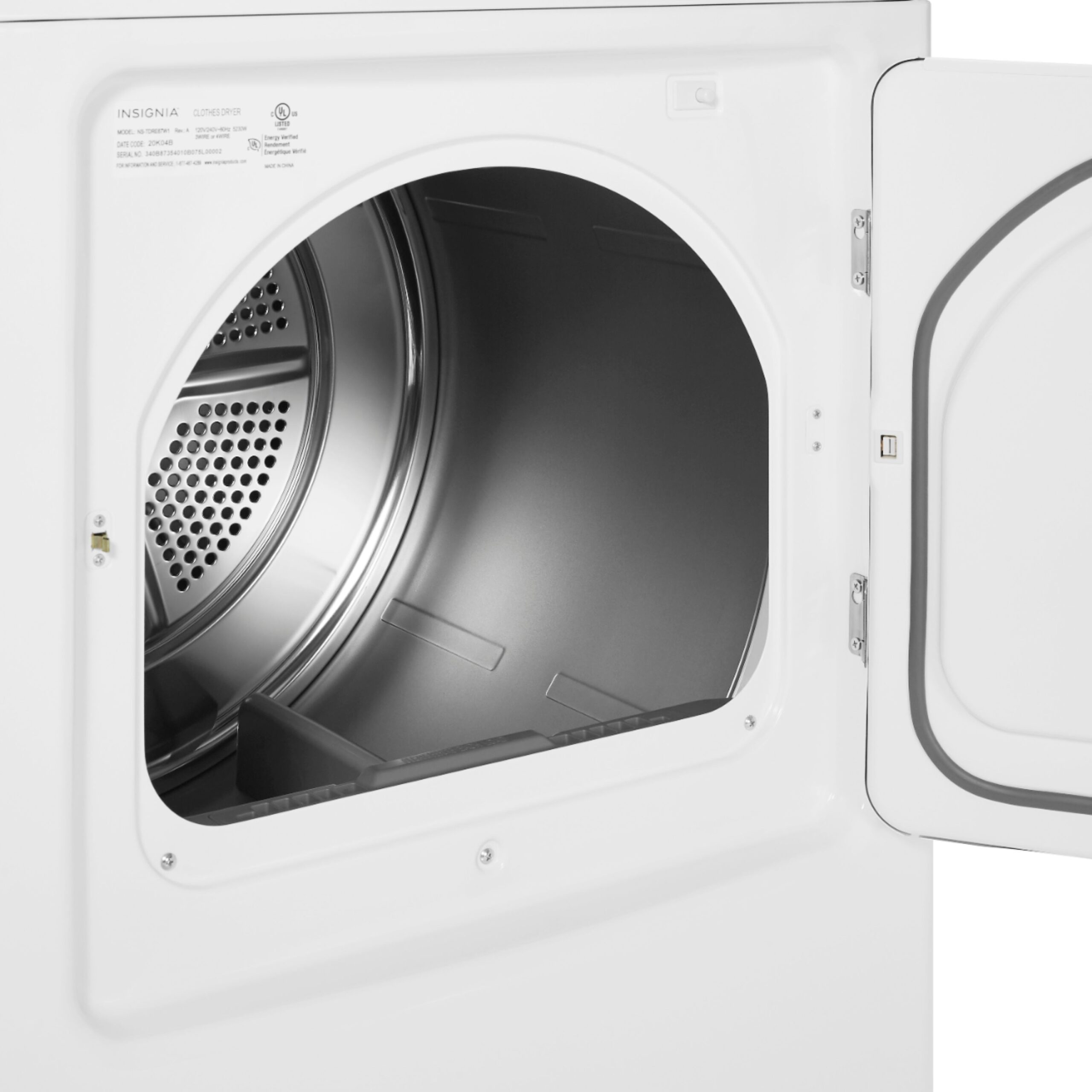 Insignia - 4.5 Cu. ft. High-Efficiency Front Load Washer - White