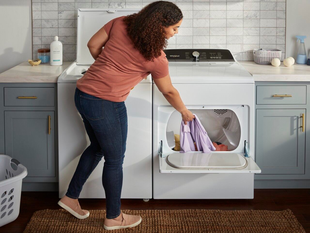 washer with built in faucet