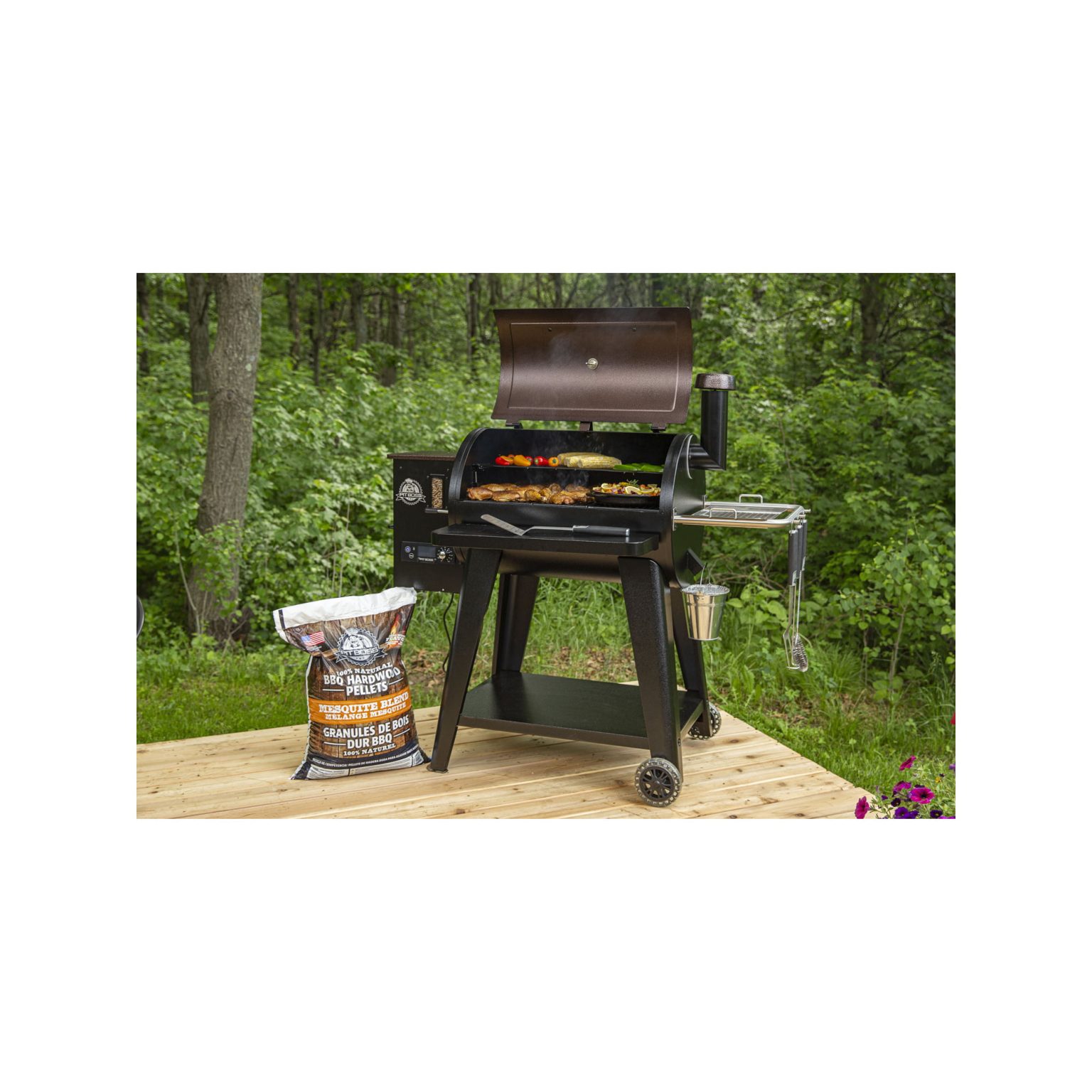 Pit Boss 820D3 Mahogany Wood Pellet Grill – The Market Depot