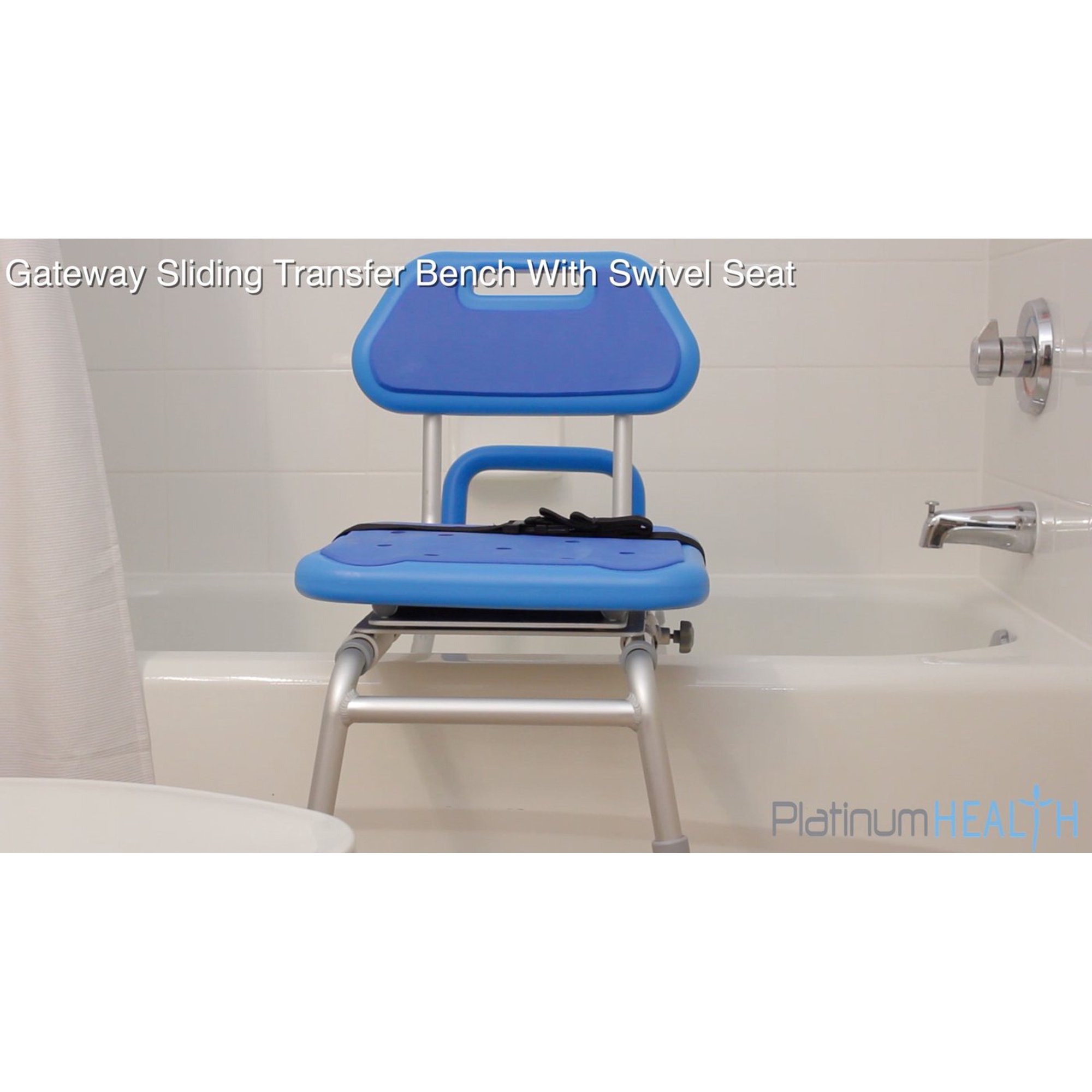 Platinum health bath and shower best sale chair with padded swivel seat