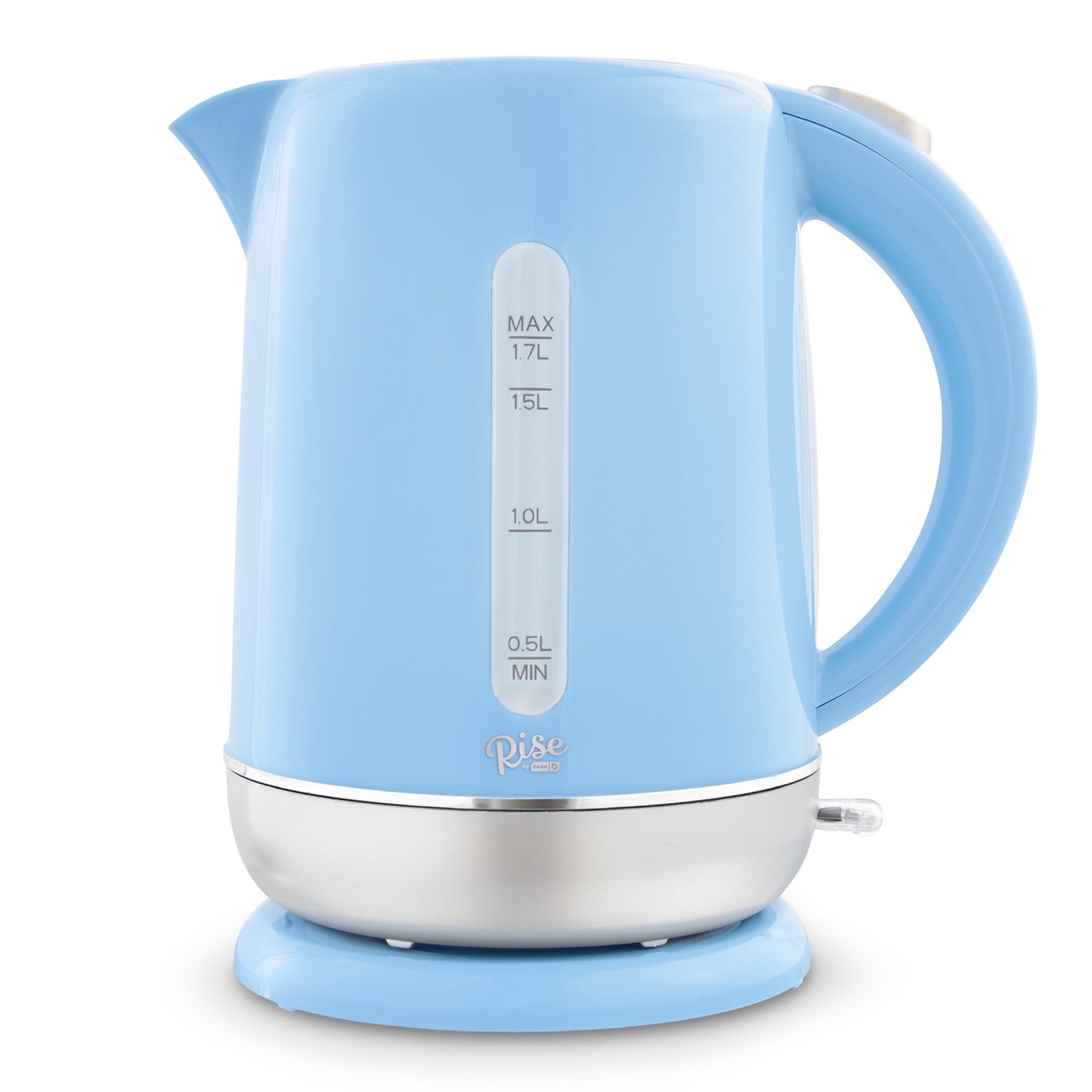 Rise By Dash 1.7 Liter Electric Kettle + Water Heater with Rapid Boil,  Cordless Carafe + Auto Shut off for Coffee, Tea, Espresso & More – Blue –  The Market Depot