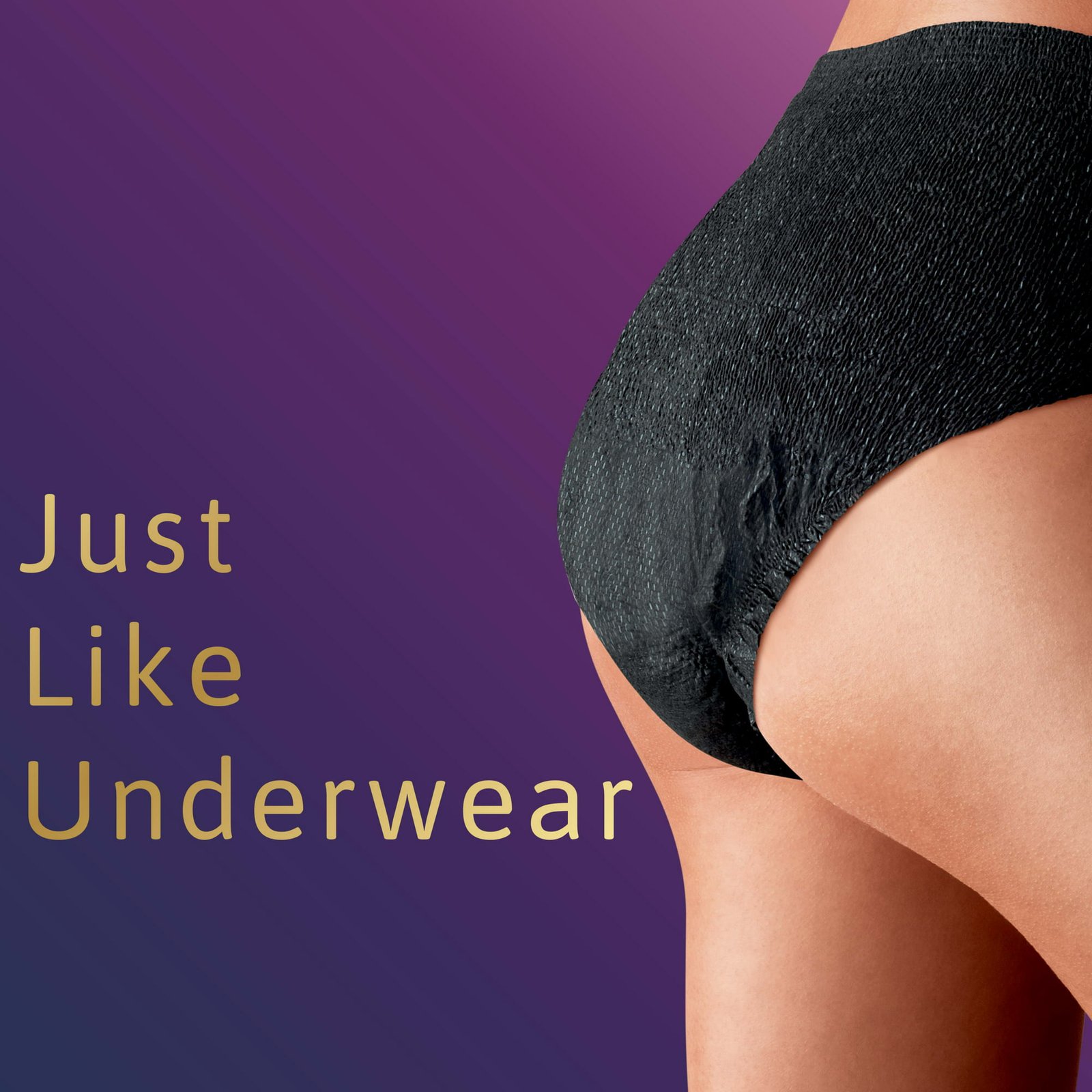 Tena Stylish Black Underwear for Women, Maximum, XL, 14 ct – The Market  Depot