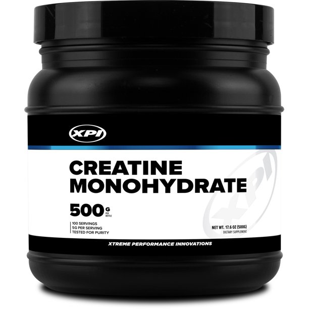 XPI Creatine Monohydrate Powder (500 Grams) – Gluten Free & Non-GMO ...