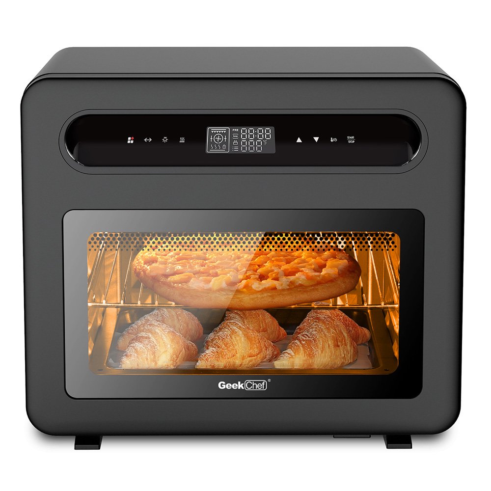 MOOSOO 8-in-1 Air Fryer, 12.7Qt Air Fryer Toaster Oven with