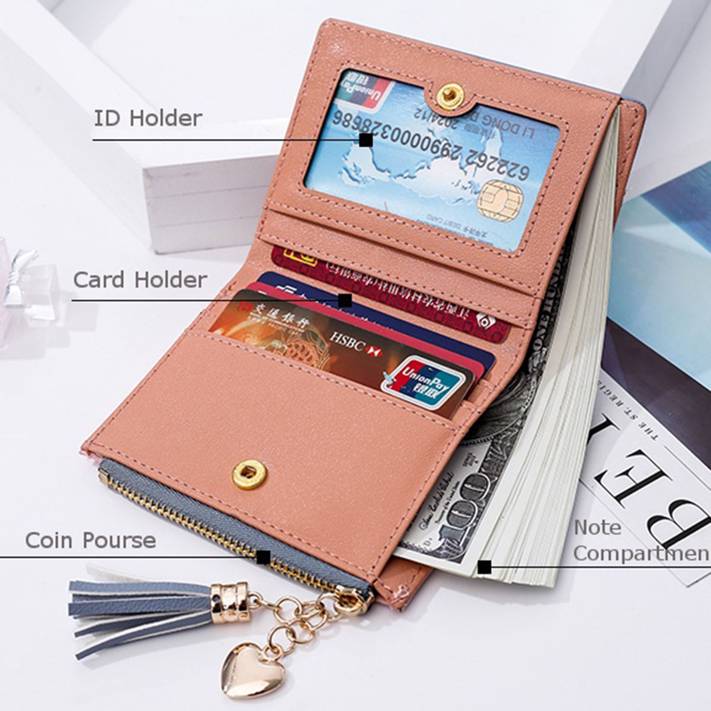 Pu Leather Women Wallets Women Purses Fashion Long Zipper Women's