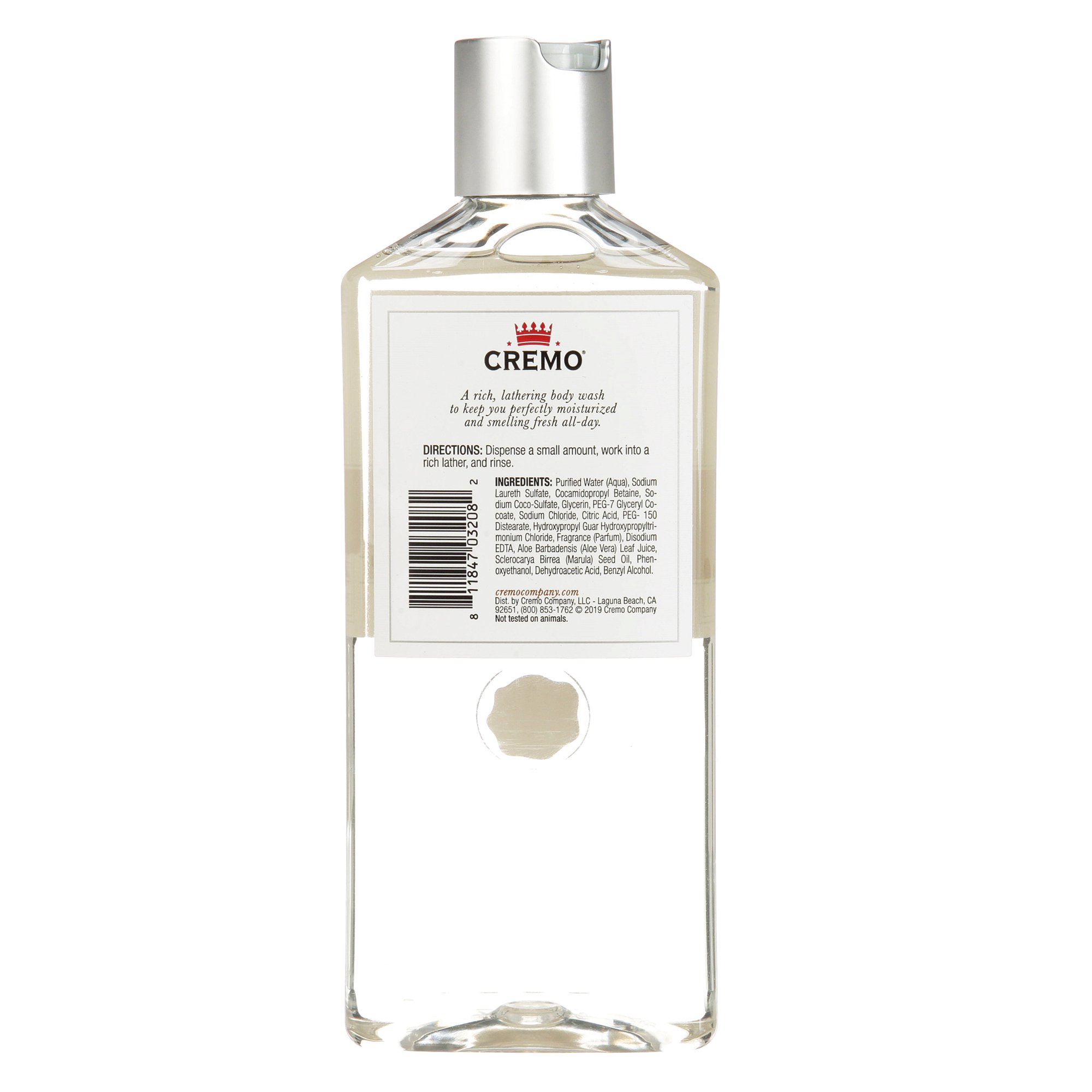 Cremo Body Wash Bourbon Vanilla