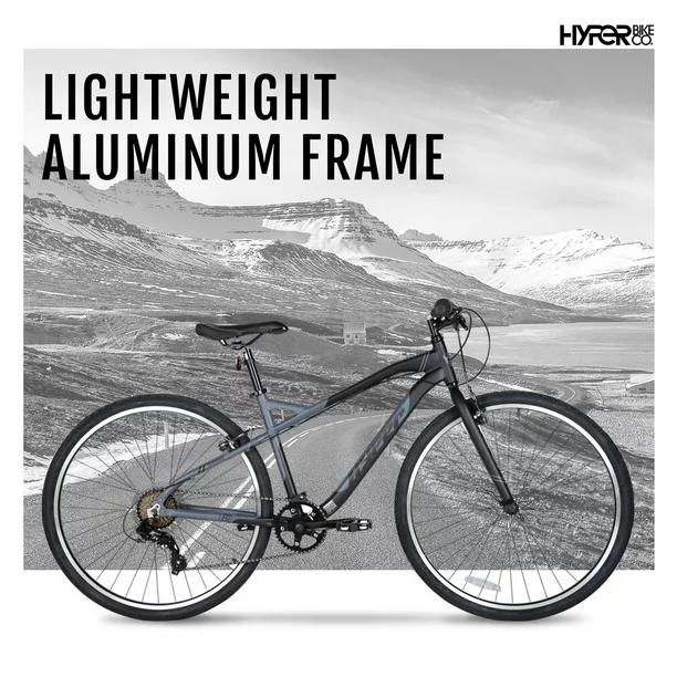 Hyper Bicycle 700c Adult Urban Bike Gray The Market Depot