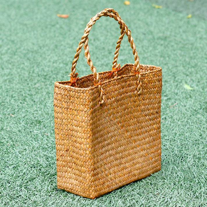 Lovevook woven straw bags summer beach bags for ladies rattan bags