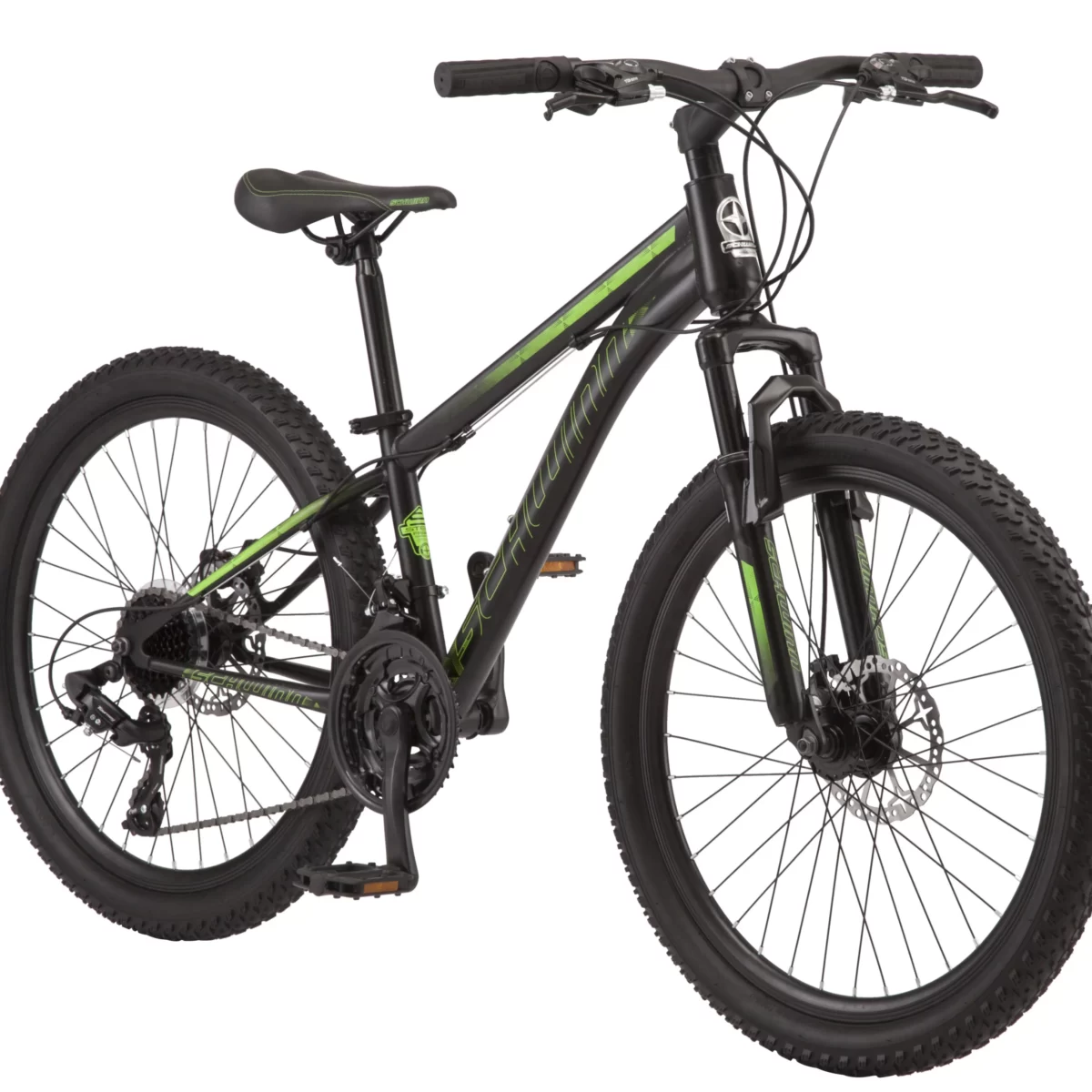 Schwinn Sidewinder mountain bike, 24-inch wheels, 21 speeds, black ...