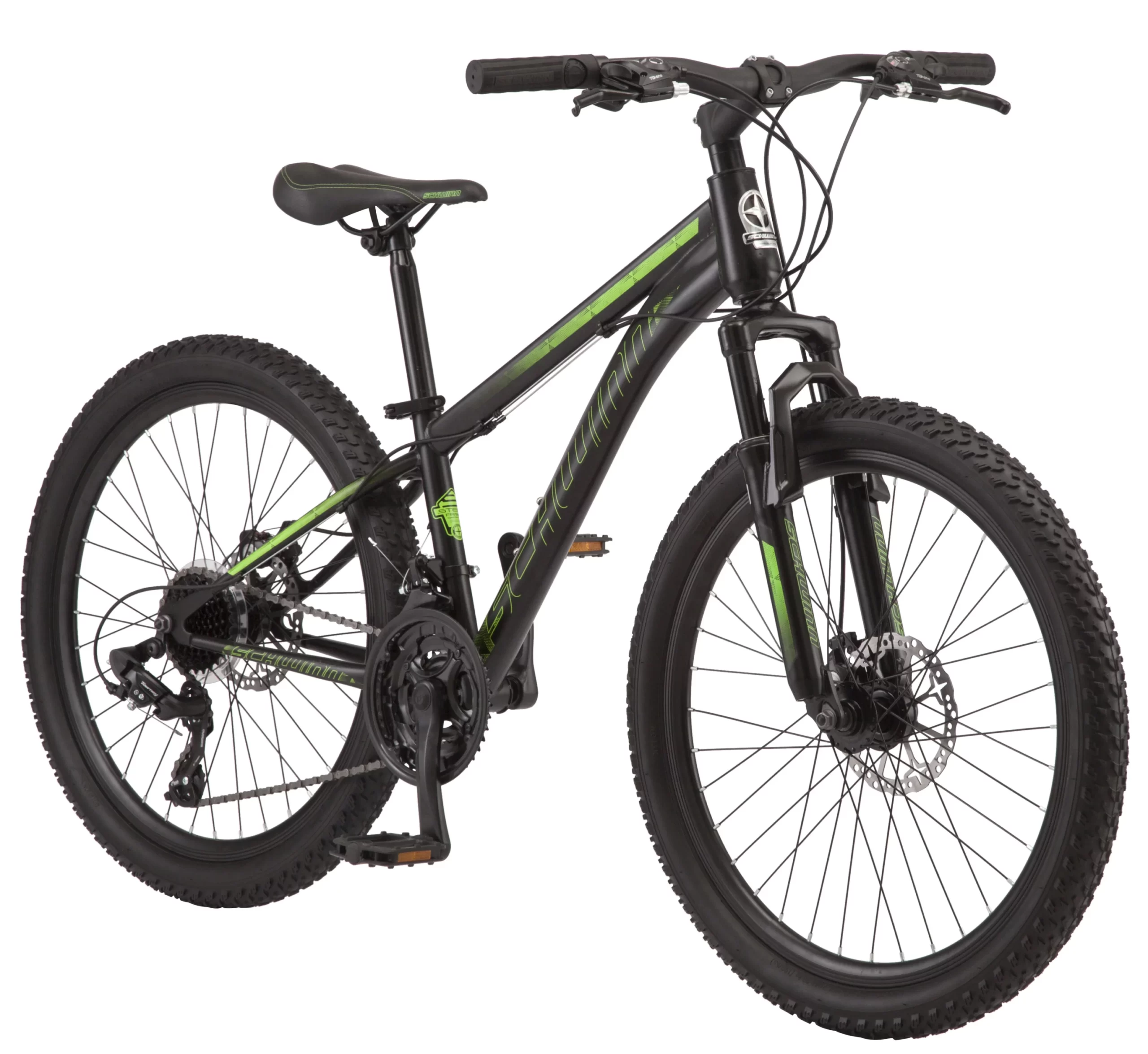 Schwinn Sidewinder mountain bike 24 inch wheels 21 speeds black