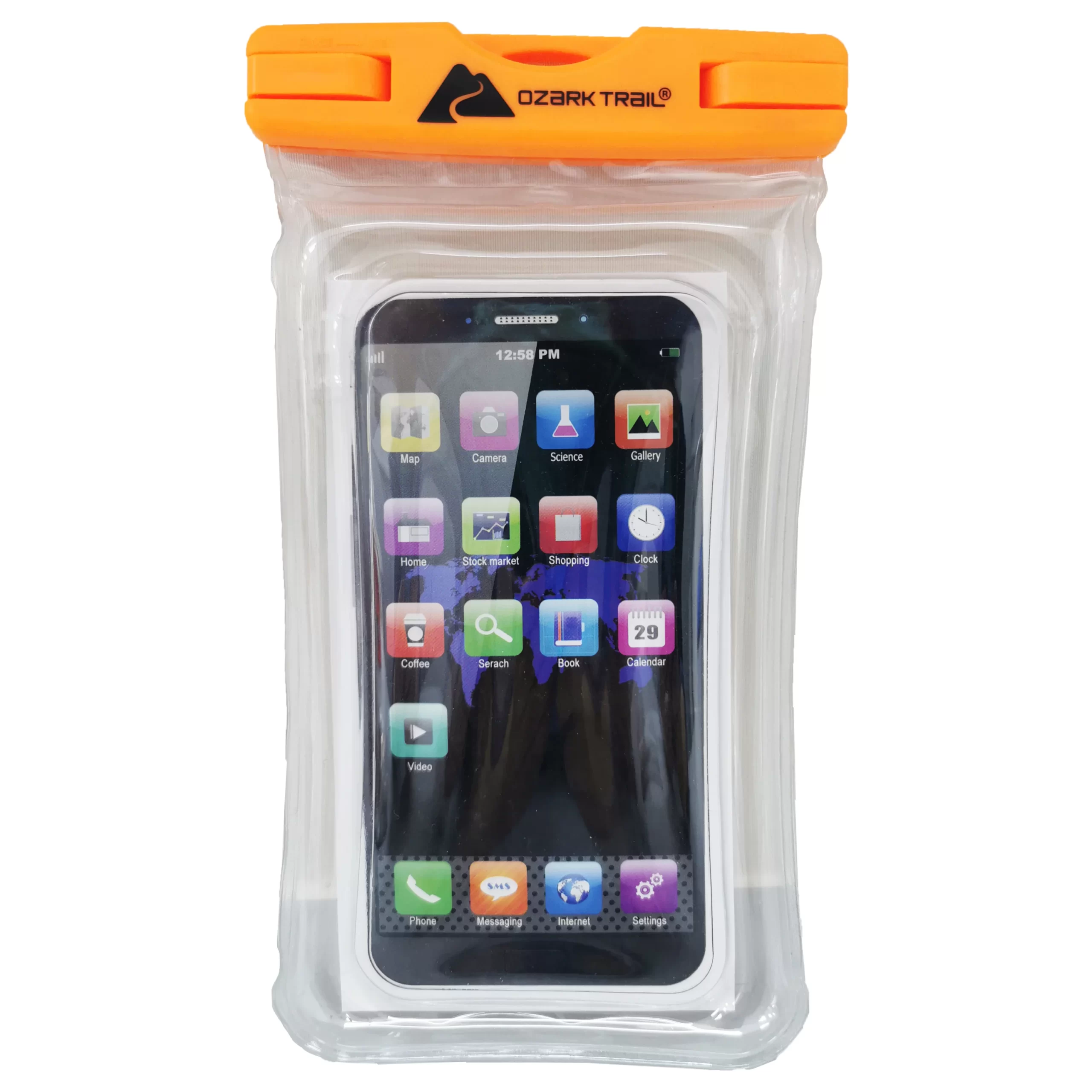 Onn. Universal Waterproof Phone Bag Pouch - Clear - 7 in