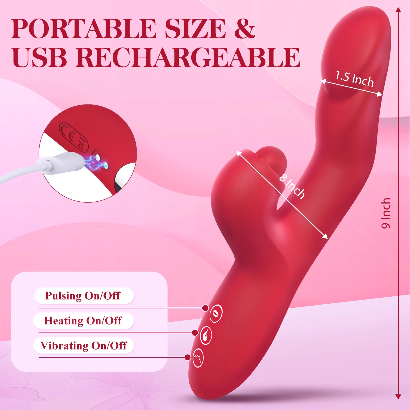 Buy Licking Roman Rose NO. 8 Purple, Rose Vibrator