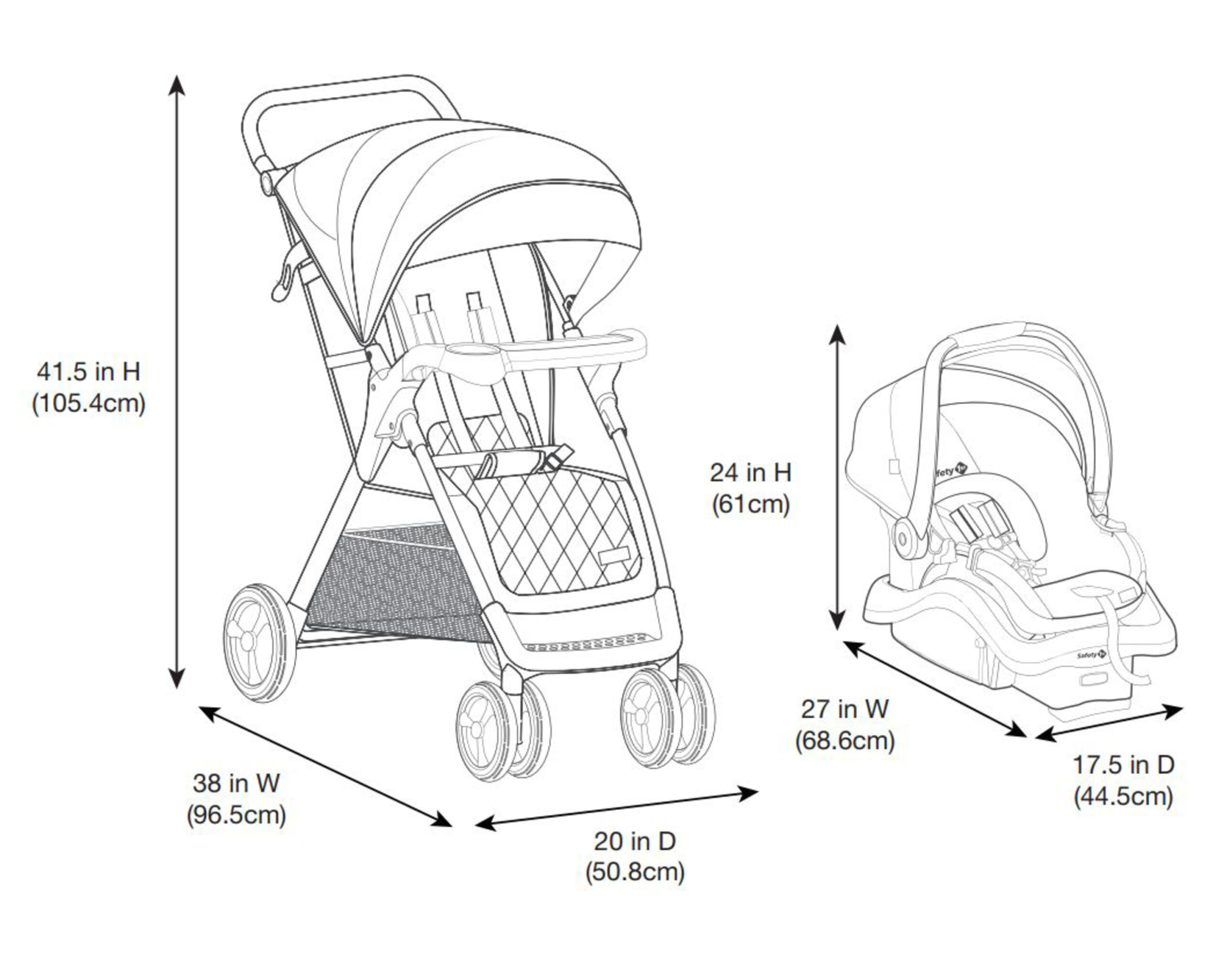 Monbebe shop travel system