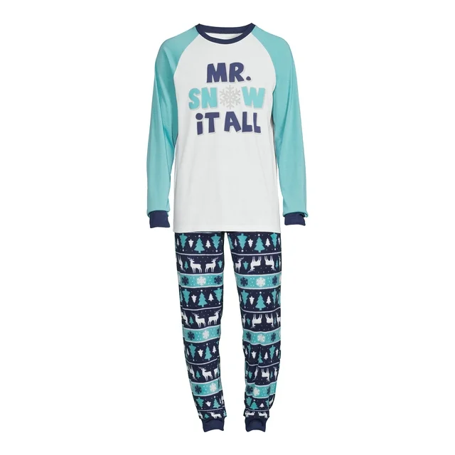 Jolly Jammies Men's Snow It All Matching Family Pajamas Sleepwear Set,  2-Piece, Sizes S-XXL – The Market Depot