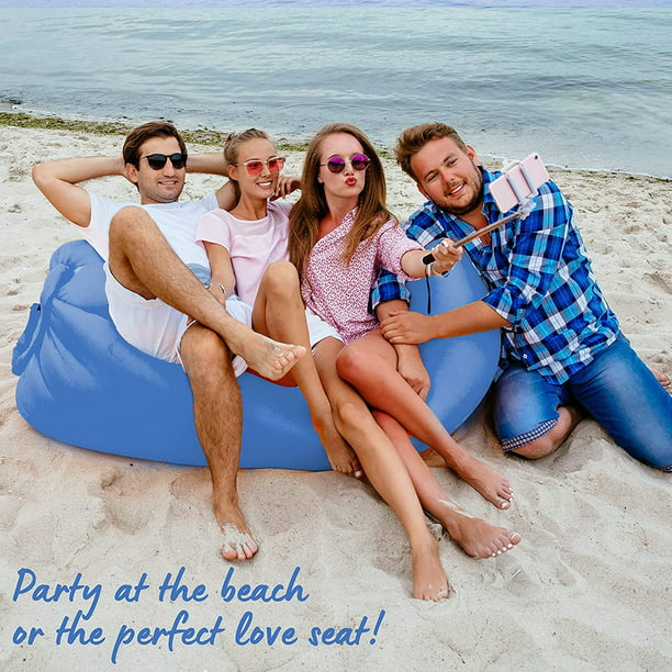 Relax In Comfort Inflatable Lounger Air Sofa Hammock Portable