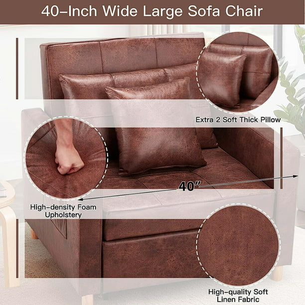 One large sofa chair with best sale extra chair