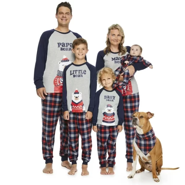 Jolly Jammies Men's Buffalo Plaid Matching Family Pajamas Union