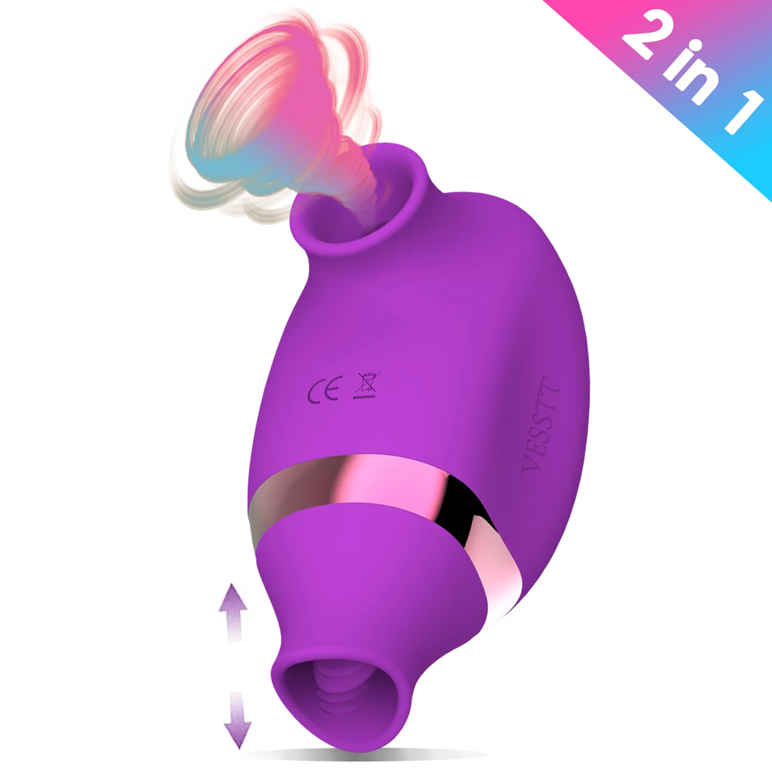 Sucking Licking Vibrator Toy, 2-in-1 Tongue Licking & Clitoral Sucking  Nipples Stimulator, 7 Modes Adult Sex Toys for Women Couples – The Market  Depot